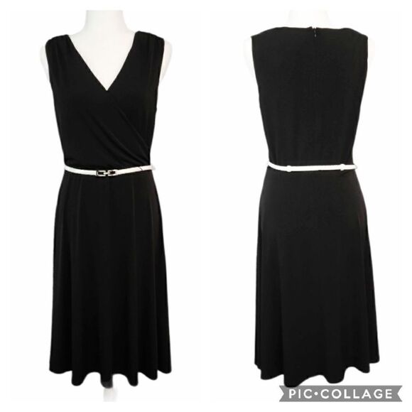 Jessica Howard Asymetrical Career Balck Dress 10 - Picture 1 of 14
